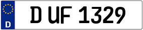 Truck License Plate